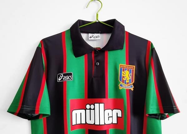 Retro 1993/95 Aston Villa Away Soccer Jersey - Image 3
