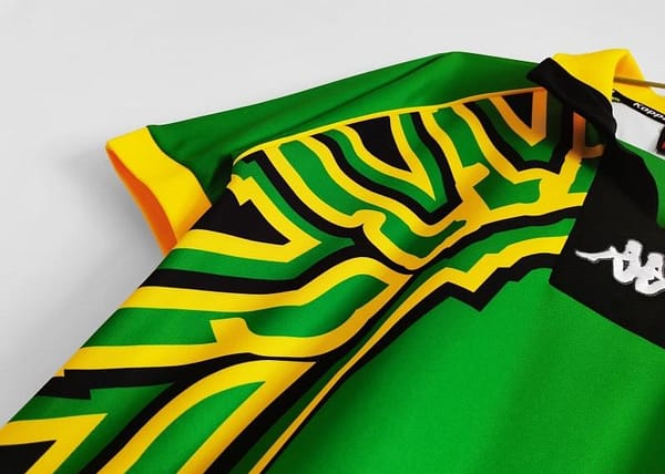 Retro 1998 Jamaica Away Soccer Jersey - Image 3