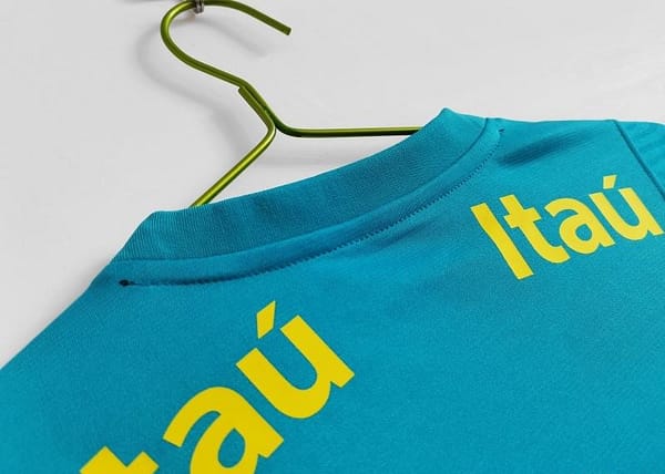 Retro 2021 Brazil Blue Training Jersey - Image 3