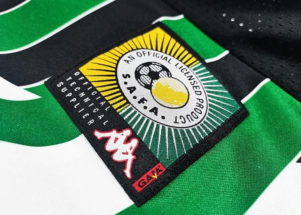 Retro 1998 South Africa Away Soccer Jersey - Image 2