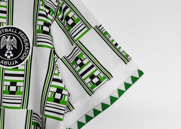 Retro 1994 Nigeria Away Soccer Jersey - Image 4