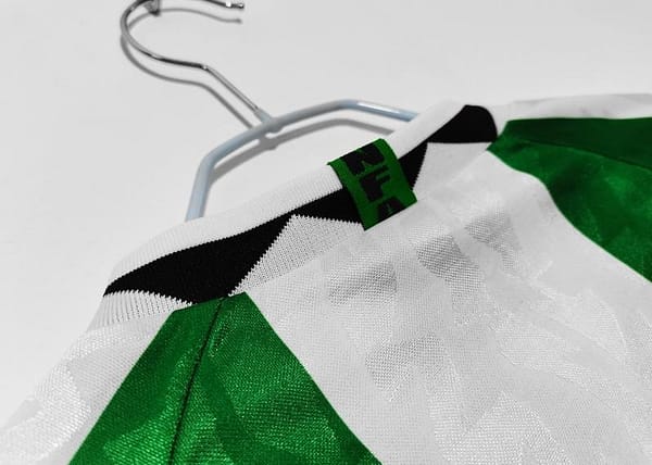 Retro 1996 Nigeria Home Soccer Jersey - Image 2