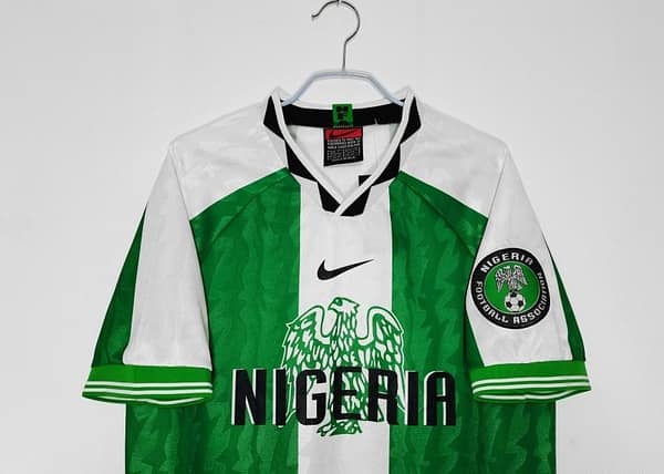 Retro 1996 Nigeria Home Soccer Jersey - Image 7