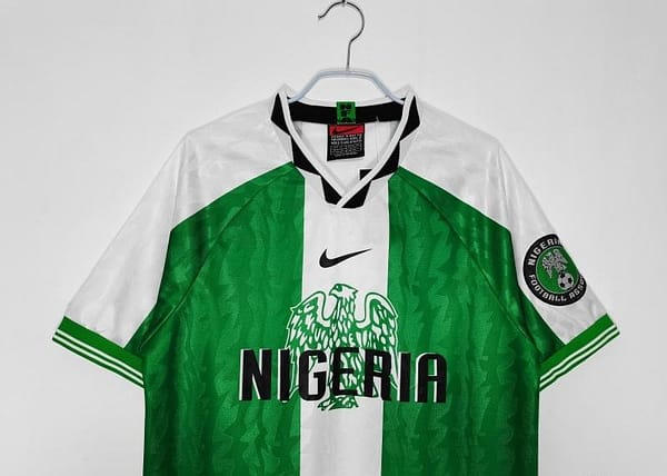 Retro 1996 Nigeria Home Soccer Jersey - Image 8