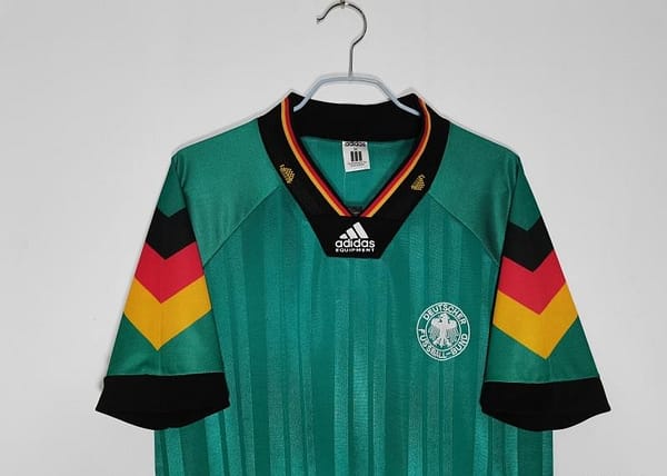 Retro 1992 Germany Away Soccer Jersey - Image 3