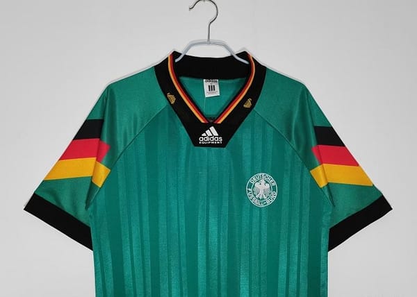 Retro 1992 Germany Away Soccer Jersey - Image 4
