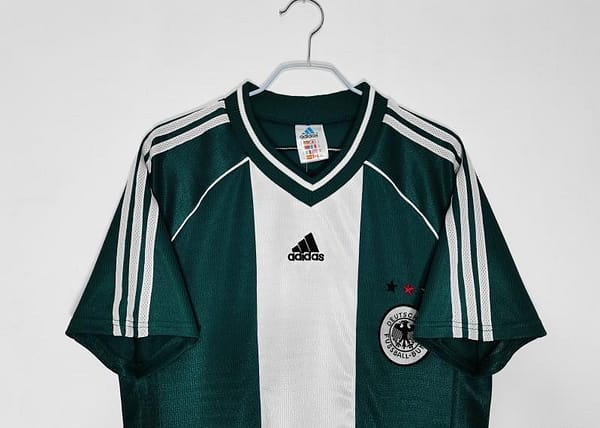 Retro 1998 Germany Away Soccer Jersey - Image 9