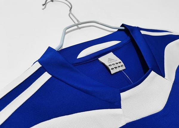 Retro 2004 Greece Home Soccer Jersey - Image 9