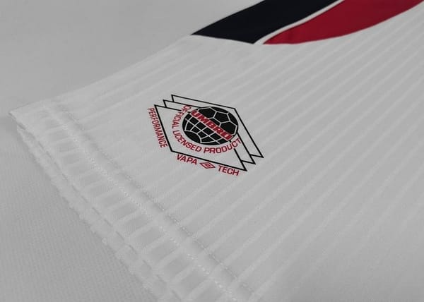 Retro Kids 1998 England Home Soccer Jersey - Image 6