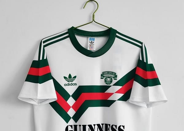 Retro 1988/89 Ireland Cork City Home Soccer Jersey - Image 3