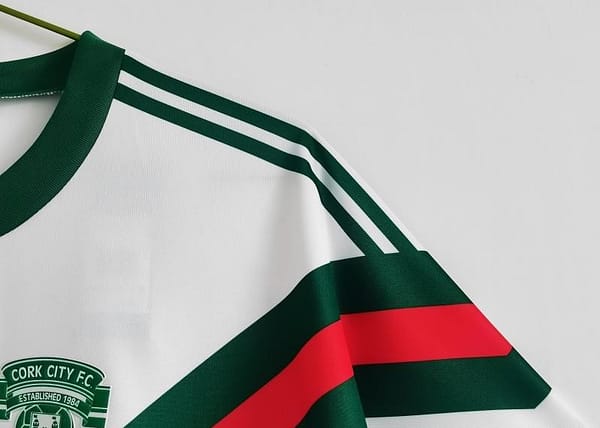 Retro 1988/89 Ireland Cork City Home Soccer Jersey - Image 8