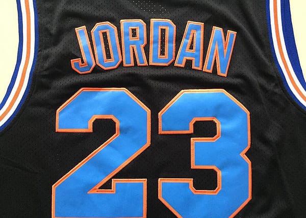 Michael Jordan 23 Movie Edition Black Basketball Jersey - Image 5