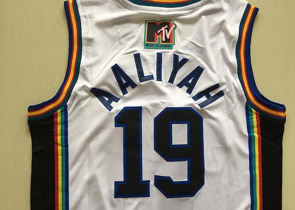 AALIYAH 19 Brick Layers Basketball Jersey - Image 2
