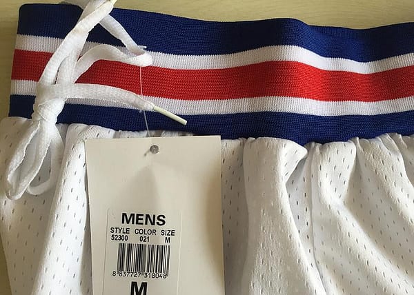 Movie Edition White Basketball Shorts - Image 7