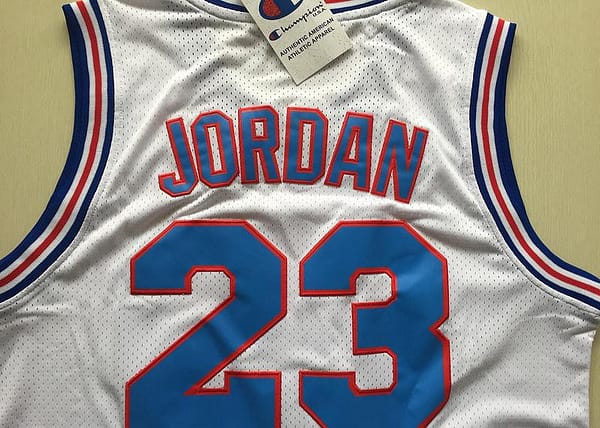 Michael Jordan 23 Movie Edition White Basketball Jersey Kit - Image 3