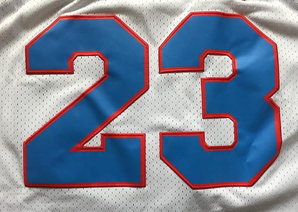 Michael Jordan 23 Movie Edition White Basketball Jersey - Image 7