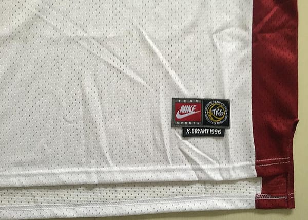 Kobe Bryant 33 Lower Merion High School White Basketball Jersey - Image 3