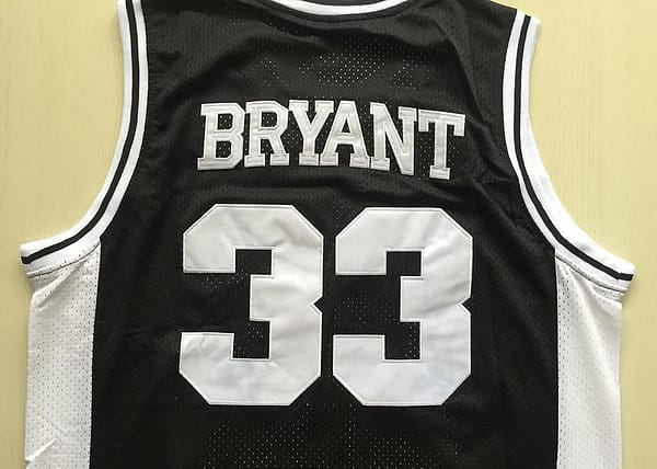 Kobe Bryant 33 Lower Merion High School Black Basketball Jersey - Image 5