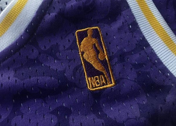 Men's BAPE Blue Retro Classic Team Jersey - Image 9