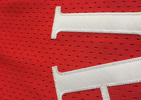 Men's Allen Iverson Red Retro Classic Team Jersey - Image 7