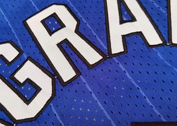 Men's Tracy McGrady Blue Retro Classic Team Jersey - Image 9