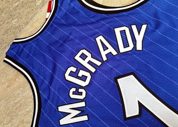 Men's Tracy McGrady Blue Retro Classic Team Jersey - Image 8