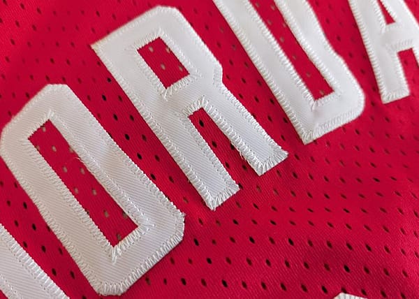 Men's Michael Jordan Red Retro Classic Team Jersey - Image 8