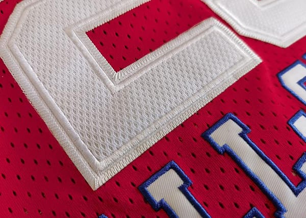 Men's Michael Jordan Red Retro Classic Team Jersey - Image 6
