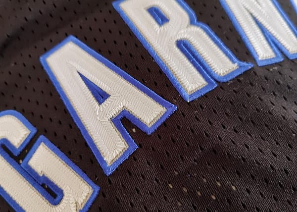 Men's Kevin Garnett Black Retro Classic Team Jersey - Image 7