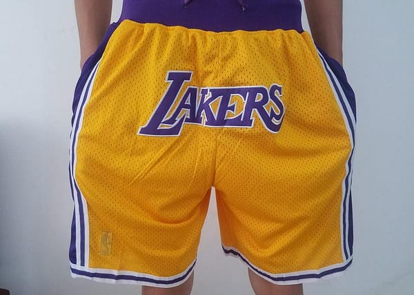 Los Angeles 1996-97 Retro Classics Basketball Club Shorts - Image 10