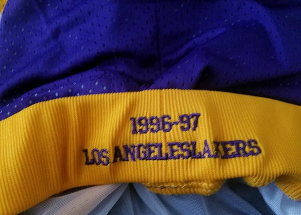 Los Angeles 1996-97 Retro Classics Basketball Club Shorts - Image 7