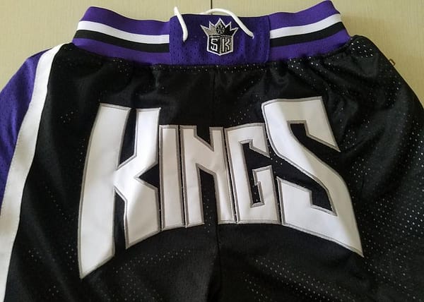 Sacramento 1998-99 Retro Classics Basketball Club Shorts - Image 2