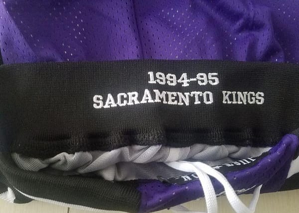 Sacramento 1994-95 Retro Classics Basketball Club Shorts - Image 5