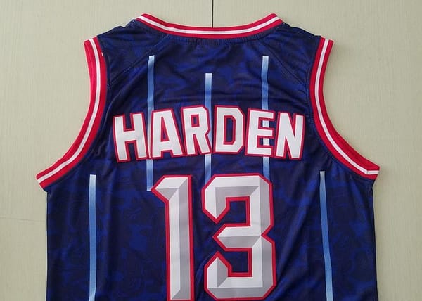 Men's James Harden Fashion Edition Basketball Jersey - Image 5