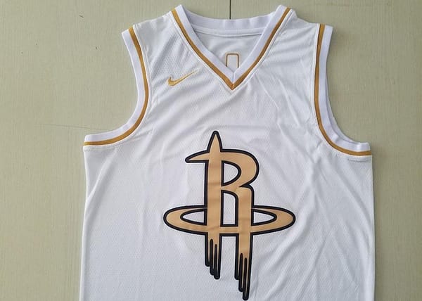 James Harden 13 White Golden Edition Jersey - Image 4
