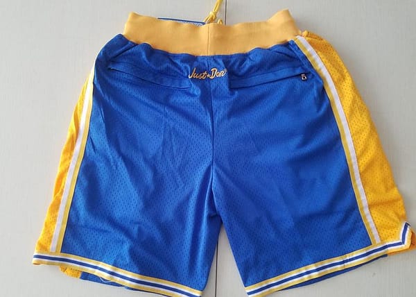 Golden State 1995-96 Throwback Classics Basketball Team Shorts - Image 2