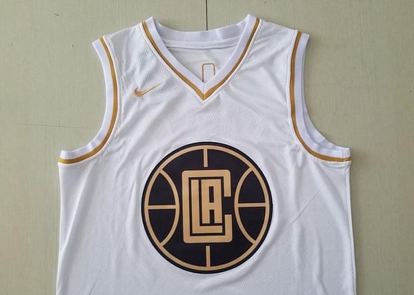 Paul George 13 White Golden Edition Jersey - Image 4