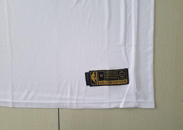 Paul George 13 White Golden Edition Jersey - Image 6