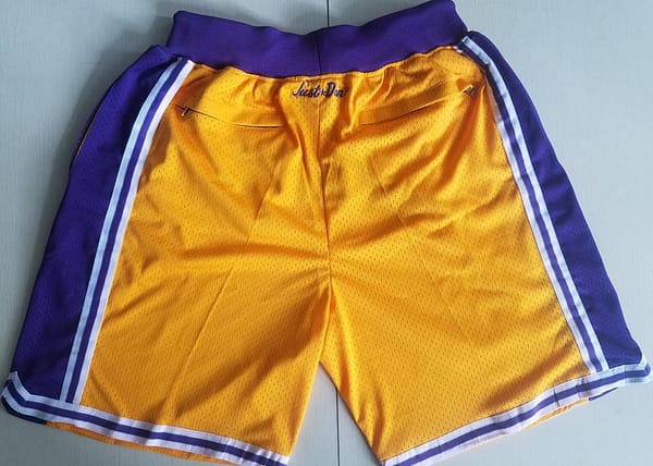 Los Angeles 1996-97 Retro Classics Basketball Club Shorts - Image 4