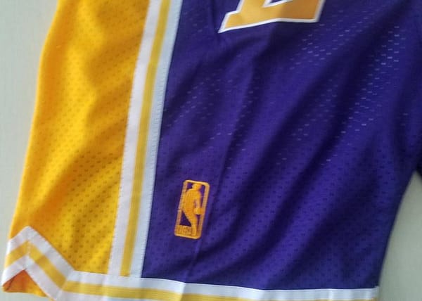 Los Angeles 1996-97 Retro Classics Basketball Club Shorts - Image 8