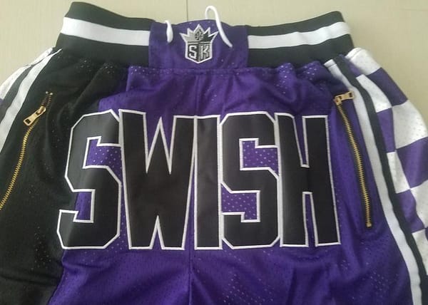Sacramento 1994-95 Retro Classics Basketball Club Shorts - Image 2