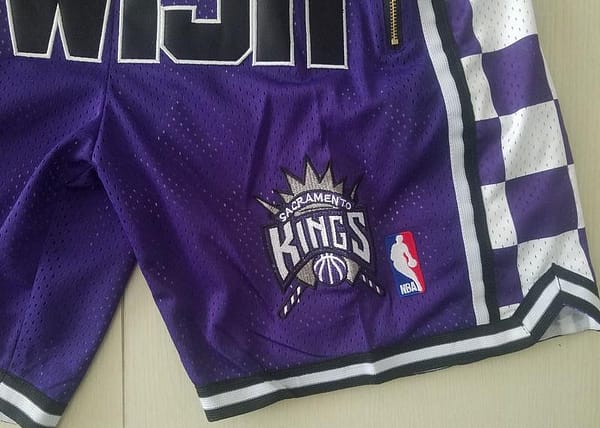 Sacramento 1994-95 Retro Classics Basketball Club Shorts - Image 4