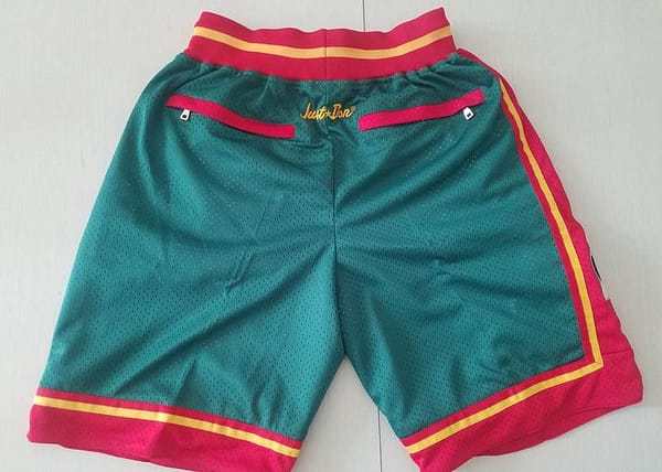 Seattle 1995-96 Throwback Classics Basketball Team Shorts - Image 7
