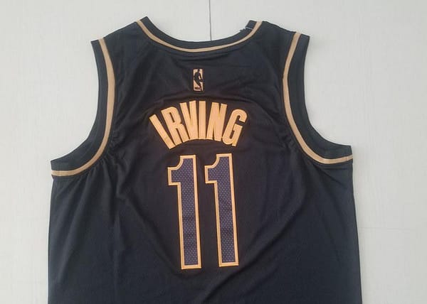 Kyrie Irving 11 Black Golden Edition Jersey - Image 5