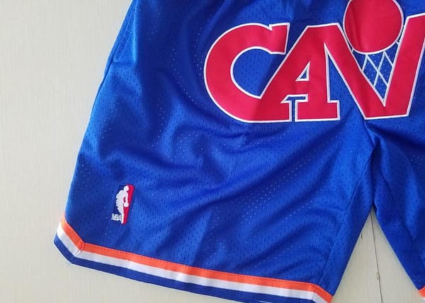 Cleveland 1988-89 Throwback Classics Basketball Team Shorts - Image 5