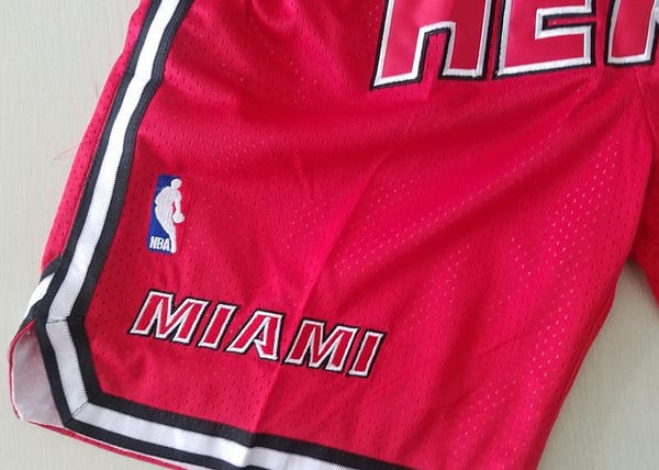 Miami 1996-97 Throwback Classics Basketball Team Shorts - Image 2