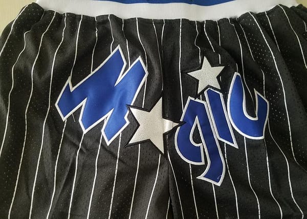 Orlando 1992-93 Throwback Classics Basketball Team Shorts - Image 2