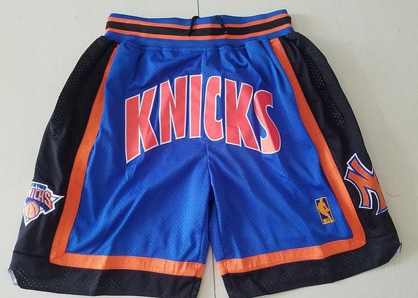 New York 1996-97 Throwback Classics Basketball Team Shorts