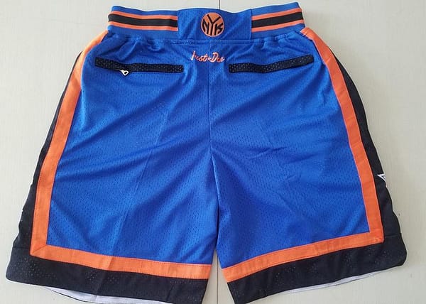 New York 1996-97 Throwback Classics Basketball Team Shorts - Image 3