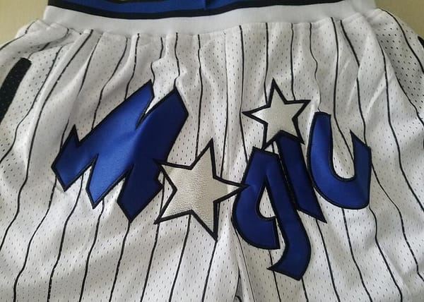 Orlando 1992-93 Throwback Classics Basketball Team Shorts - Image 2